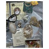 Extensive Huge Lot of Crafting Supplies with Beaded, Vintage Jewelry Elements, Charms & More