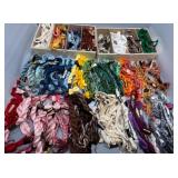 Large Collection of Embroidery Floss in Various Colors - DMC Thread