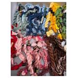 Large Collection of Embroidery Floss in Various Colors - DMC Thread
