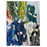 Assorted Embroidery Threads in Varied Colors Incudes both DMC and Dansk Thread Rare Types & Colors