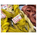 Assorted Embroidery Threads in Varied Colors Incudes both DMC and Dansk Thread Rare Types & Colors