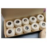 Large Collection of DMC Embroidery Threads  Coton Perle Balls and Complete Encyclopedia