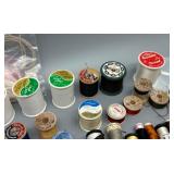 Extensive Collection of Assorted Embroidery Floss and Sewing Thread Silk, Cotton Perle & More