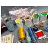 Extensive Collection of Assorted Embroidery Floss and Sewing Thread Silk, Cotton Perle & More