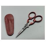 Vintage Sewing Tools Set with Tomato Pincushion, Darning Eggs, and Scissors