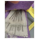 Vintage Sewing Accessories Collection with Thimbles and Needle Cases Including the Needlework Guild Of MN