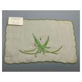 Set of 4 Unique New With Tags MARGHAB Linens Excellent Embroidery Pieces & Booklets