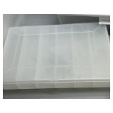 Set of 7 Clear Plastic Storage Organizing Containers with Lids