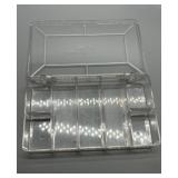 Assorted Clear Lucite & Plastic Storage Boxes and Display Frame