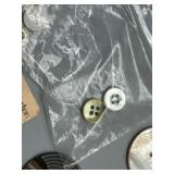 Rare Collection of Antique Hand Carved Mother-of-Pearl Buttons Rare Large Sizes and Smaller