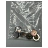 Rare Collection of Antique Hand Carved Mother-of-Pearl Buttons Rare Large Sizes and Smaller