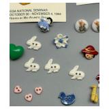Assorted Novelty Buttons Collection