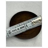 Antique Victorian Wood Carved Glass Eyed Owl / Phoenix / Tiger? Decorative