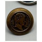 Collection of 22 Vintage Military and Uniform Buttons