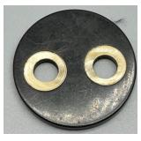 Collection of 5 Vintage BAKELITE Novelty Buttons: Animals and Geometric Designs