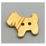 Collection of 5 Vintage BAKELITE Novelty Buttons: Animals and Geometric Designs