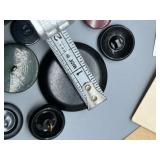 Large Collection of Assorted Vintage Buttons Bakelite, Lucite, Plastic & On Cardstock Many Unique