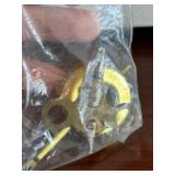 RARE Antique ANSONIA Royal Bonn "La Cheze" Mantel Clock with Floral Design Interesting Colors