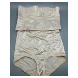 Vintage Flexees Style 6858 34/2X High Waist Shaper Brief and Bandeau