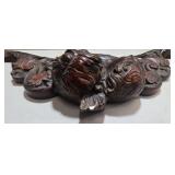 Vintage Attila Cherub Chalkware Pediment Large Wall Decor