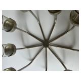 CROPPINGCrate & Barrel Modern Metal 9-Arm Votive Candle Holder