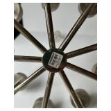 CROPPINGCrate & Barrel Modern Metal 9-Arm Votive Candle Holder