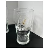 Set of 17 La Craveza del Pacafico Anchor Design Beer Glasses Barware