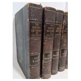 1897 Antique Set of 5 Volumes of The Century Dictionary and Cyclopedia