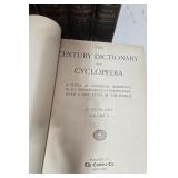 1897 Antique Set of 5 Volumes of The Century Dictionary and Cyclopedia