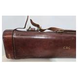 Vintage Kennedy Bros. Leather Double-Barreled Shotgun Case