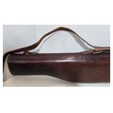 Vintage Kennedy Bros. Leather Double-Barreled Shotgun Case