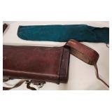 Vintage Kennedy Bros. Leather Double-Barreled Shotgun Case