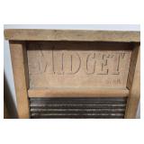 Vintage Washboard Duo: National Washboard Co. No. 801 and Midget Sink