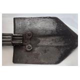 Vintage Military Surplus Foldable Entrenching Tool with Bag
