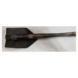 Vintage Military Surplus Foldable Entrenching Tool with Bag
