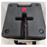 Set of 4 Outdoor Event Tent Water Weights with Carrying Bag