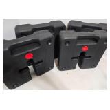 Set of 4 Outdoor Event Tent Water Weights with Carrying Bag