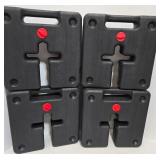 Set of 4 Outdoor Event Tent Water Weights with Carrying Bag