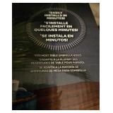 NEW Bond Table Fire Gas Firebowl for Umbrella Holes