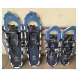 Set of 2 Pairs Tubbs Adventure Snowshoes, Sizes 25 & 30