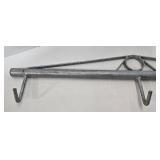 Galvanized Steel Chain Link Fence Stretcher Bar with Hooks