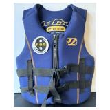 Jet Pilot USCG Approved Adult Life Vest Blue with Fogdog Patch