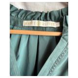Marie Oliver Green Long Sleeve Tiered Dress Size M