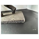 Vintage Auston Productions Folk Art Bronze Coated Plaster Sculpture of Dancing Couple