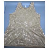 Flexees Shapewear Top with Floral Design Size XL