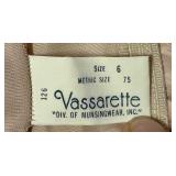 Ladies Vintage Vassarette Nylon Pajama Pants Size 6