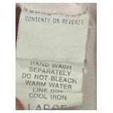 Vintage CHRISTIAN DIOR Lingerie Nightgown - Size Large, Pink Velour with Lace Details