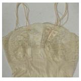 Vintage Floral Lace NIGHTY Nightgown with Double Spaghetti Straps