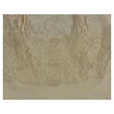 Vintage Floral Lace NIGHTY Nightgown with Double Spaghetti Straps