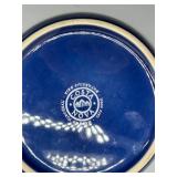 Collection of Costa Nova Plate, MCM Leather Wrapped Bookends, and Shoe Stretchers